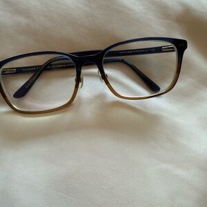 Prodesign Blue and Gold Eyeglasses